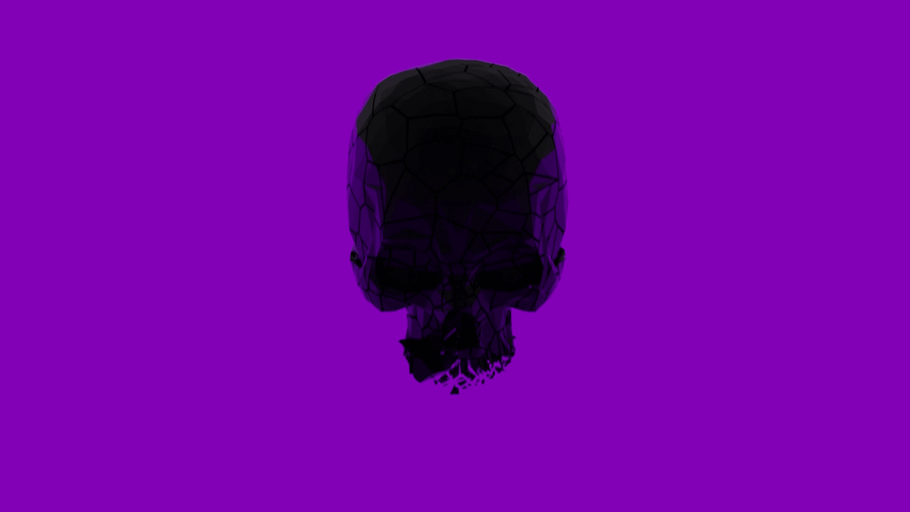skull animation